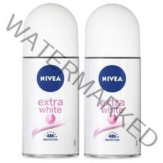 니베아 롤온 엑스트라 화이트 데오드란트, 50ml, 2개