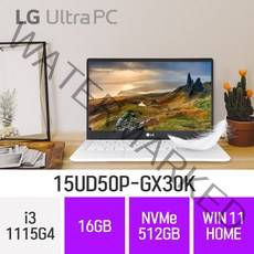 LG 울트라PC 15UD50P-GX30K, 16GB, 512GB, 윈도우 포함