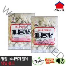 천일 미니돈까스1kg 2개, 단일 수량, 1kg