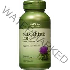 GNC herbal Plus 지앤씨 밀크씨슬 200mg 100캡슐