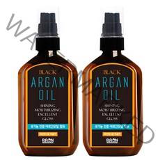 라온 블랙 아르간 헤어오일, 2개, 100ml