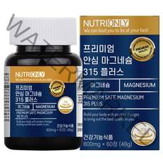 뉴트리온리 프리미엄 안심 마그네슘 315 플러스, 60정, 1개