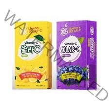 고려은단 쏠라C 80정 X 2개 블루베리맛+레몬맛, 320g, 1개