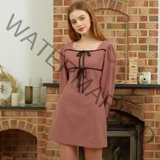 하트클럽 Square Ribbon Dress