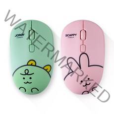 카카오프렌즈 니니즈 저소음 무선마우스 죠르디 스카피