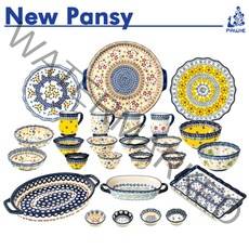 [파뷔에] 북유럽 감성 핸드메이드 팬지 디너 식기세트 26pcs, 세트:세트