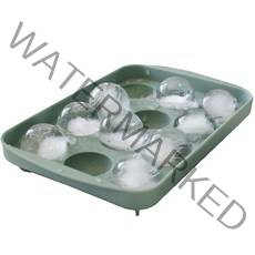 파스텔 실리콘 원형 아이스몰드 12구, 그린, 1개