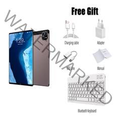 태블릿 글로벌 버전 패드 에어 프로 8 인치 12 코어 google play wps office 12gb ram 640gb rom 7800mah 4g lte 5g wifi pc, 12g 640g 키보드, 우리를, 자주색