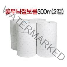 [당일발송] 꽃무늬 점보롤 2겹 16롤 300m