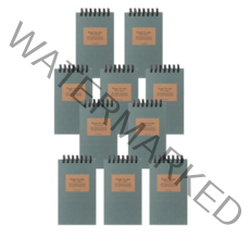 톡톡팬시 1000 포켓북 상철수첩, 도트 청록, 50개