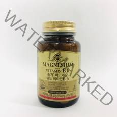 솔가 마그네슘 위드 비타민 B6, 100정, 3개