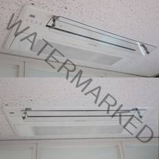 에어컨닥터 에어컨바람막이 윈드바이저, 택배/설명서 참조, 1way 삼성 대형용 1개 (1,120mm)