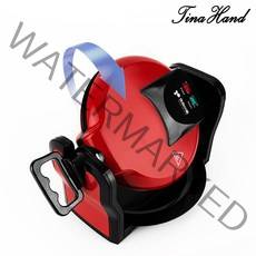 크로플 와플 메이커 샌드위치 와플팬 미니 붕어빵 만들기 기계, 8. 아트 와플메이커 (레드)