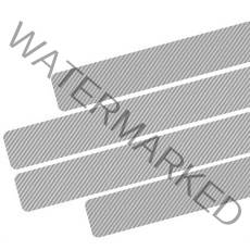 팰리세이드 악세서리 용품 자동차 스티커 hyundai palisade 2020 2021 도어 실 트림 커버 스커프 플레이트 가드 프로텍터 액세서리, 은빛 4개