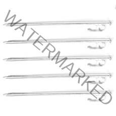 노마드캠핑 갈고리 크롬 도금 단조 텐트팩, 5개입