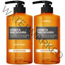 쿤달 퓨어 바디워시 화이트머스크향, 1058ml, 19개