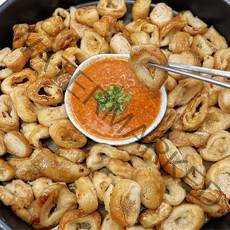 [삼삼막창] 참나무초벌막창1kg*2개+소스400g 노릇노릇 고소한, 참나무초벌 막창1kg*2개