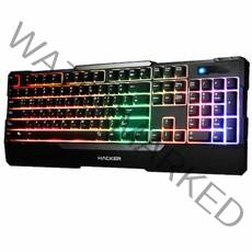 앱코 HACKER 레인보우 LED 플런저 게이밍 키보드, K300, 혼합색상