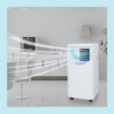 이동식 에어컨 실외기없는 휴대용 미니 작은방 6평 7평 8평 9평 10평 냉방기, HY-S600+사은품 곰팡이제거제