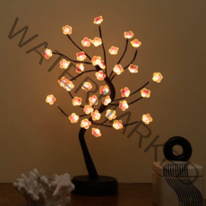 이코노미쿠스 LED 무선 감성 나무 침대 간접 조명 전등 수면등 무드등 크리스마스, 벚꽃