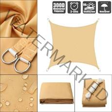 옥상가림막 코스트코 천막 가제보 쉘터 옥상 그늘막 모래 300D 160GSM 직사각형 음영 항해 폴리 에스터 옥스포드 가정용 방수 선 스크린 천 정원 천막 그늘 야외 그늘 돛, 직사각형 2x3