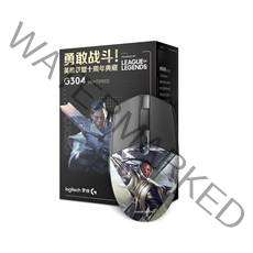 로지텍 리그 오브 레전드 라이트스피드 무선마우스, 블랙(루시안), G304