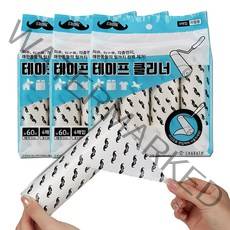 샤바스 스칸디나 사선컷팅 테이프 클리너 리필 4p, 3개