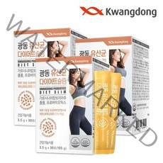 유산균다이어트slim 프로바이오틱스광동30포x3통 가르시니아캄보지아 락토바실러스 모유유래유산균, 1세트