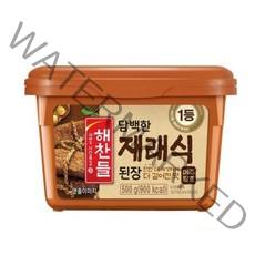 해찬들 재래식 된장, 500g, 4개