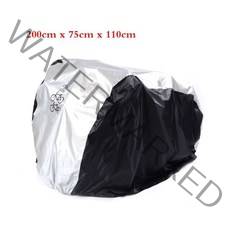 픽시 자전거 용품 부품 언노운 핸들바 가벼운 안장 방수 커버 더블 2 비 휠 풀 카본, 보여진 바와 같이, 200x75x110cm