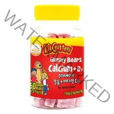 릴크리터스 꾸미 베어스 칼슘 + 비타민D3 어린이 건강식품, 60정, 1개