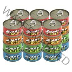 야미야미골드 고양이캔 콤보 80g 96개입(4종 X 24개씩) 고양이간식