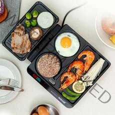 두판그릴 홈파티직화그릴 레트로 멀티 그릴 돌판 전부치는팬 전기