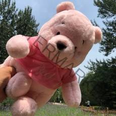 벚꽃푸인형 사쿠라 꿀벌 푸우 곰돌이 핑크푸우 30cm 50cm 65cm 봉제 인형, 사쿠라 곰, 미디엄 50센티cm