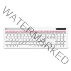 아이노트 멀티페어링 블루투스 5.0 무선키보드, K708RB, 화이트