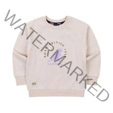 아치 레터링 빅 로고 스웨트셔츠 OC 0009 라이트 베이지