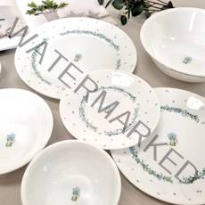 코렐 데인티 플로라 10P 2인 식기세트 그릇 접시