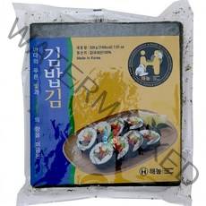 해농 구운 김밥김 200g약100매 생김 김밥용김, 1, 해당상품