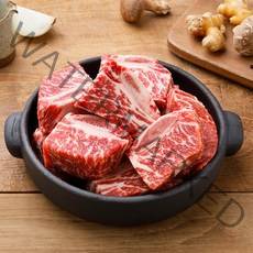 [미트포테이블] 미국산 블랙앵거스 꽃갈비만 쓴 LA갈비 1kg, 찜용 1kg