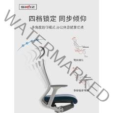 도서관의자 독서실의자 시디즈 디제이의자용 인체공학의자 리프트 허리보호의자 T, 01 승강 손잡이, 02 T40 블루화이트 프레임, 01 나일론 발