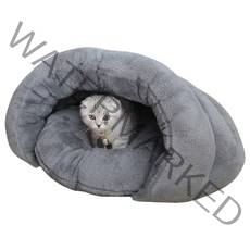 베스펫 반려묘 고양이 사계절 숨숨집 모음, 소라형 - 그레이