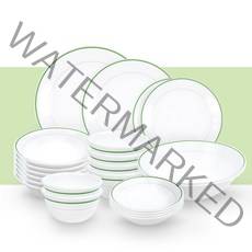 코렐 더블링 그린티 25P 6인 홈세트 식기 디너웨어 혼수 이사 선물