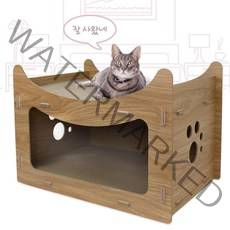 숨숨집37 점보 스크래처 하우스/ 반려묘 냥이 캣장난감 고양이