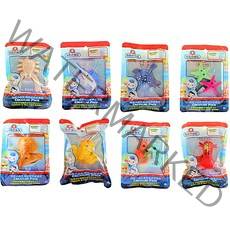 옥토너츠 피셔 프라이스 바다 생물 팩 시호스 옥토퍼스 거북이 어뢰 레이 그러나 크랩 세일피쉬 스퀴드 암페어 세트 7(랜덤), 상세페이지 참조