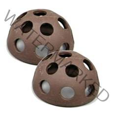 모비딕 수족관 장식용 반원타공 다크브라운 ST-309, 2개입