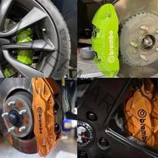 캘리퍼 스티커 brembo 스티커 브레이크 스티커, 브렘보 실버(반사) L