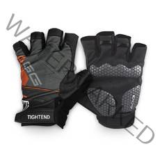 타이트엔드 AGG 쿠션 패드 자전거 반장갑, 오렌지 + 블랙