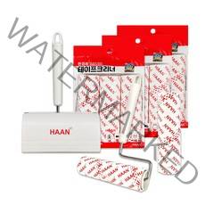 한경희 생활과학 초강력 테이프클리너 먼지 제거기 돌돌이 ( 38mm 타사호환 가능), 롤러+거치대+리필10개