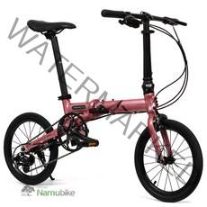 키후 에어 KIHU AIR 퀵커 8.9KG 3단 16인치 접이식 미니벨로 자전거 신제품, 완조립 배송, 뉴트로레드