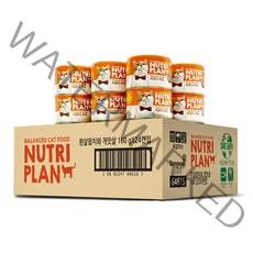 동원 뉴트리플랜 고양이 간식캔 160g, 흰살참치 + 게맛살 혼합맛, 24개입